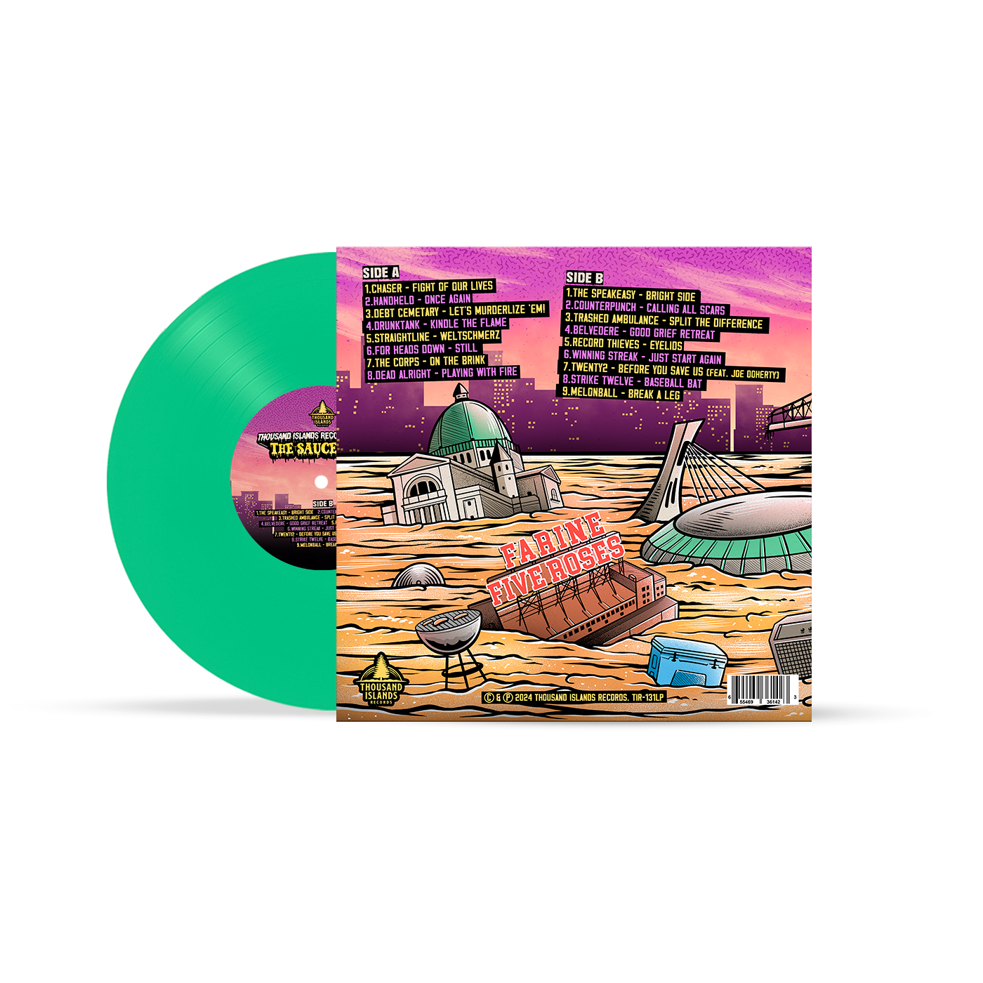 The Sauce Vol. 1 - Opaque Green LP (Webstore Exclusive) - Image 2