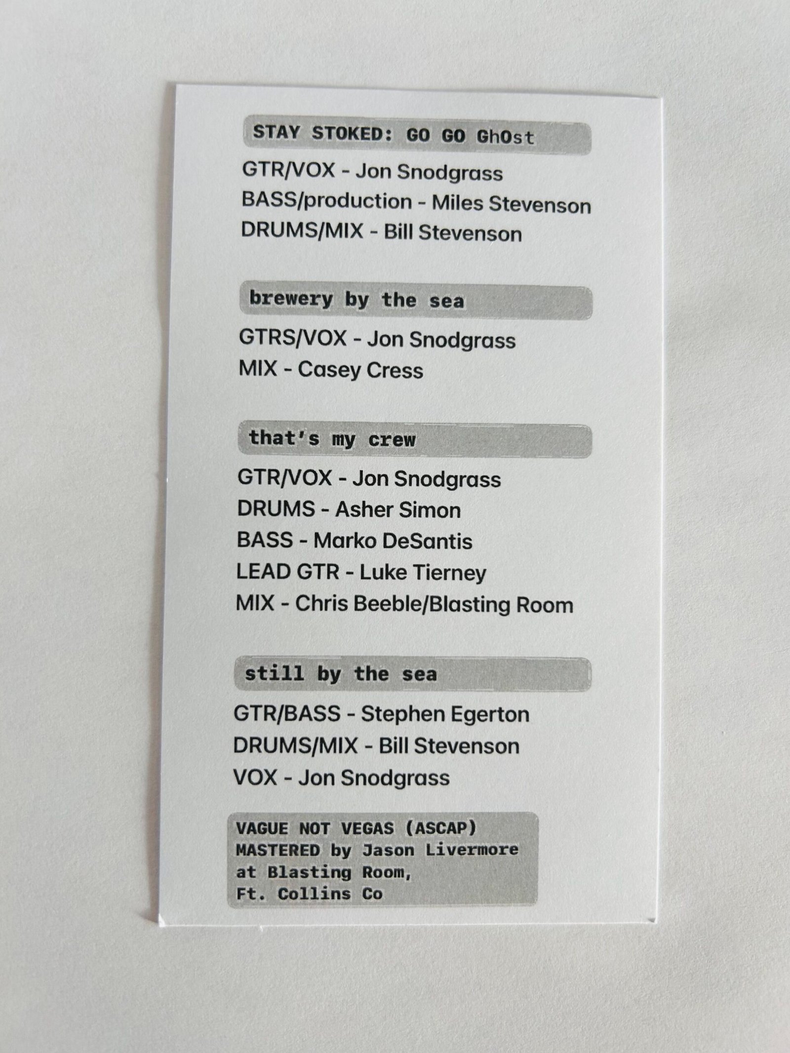 Jon Snodgrass - Be Stoked - Black 7” - Image 2